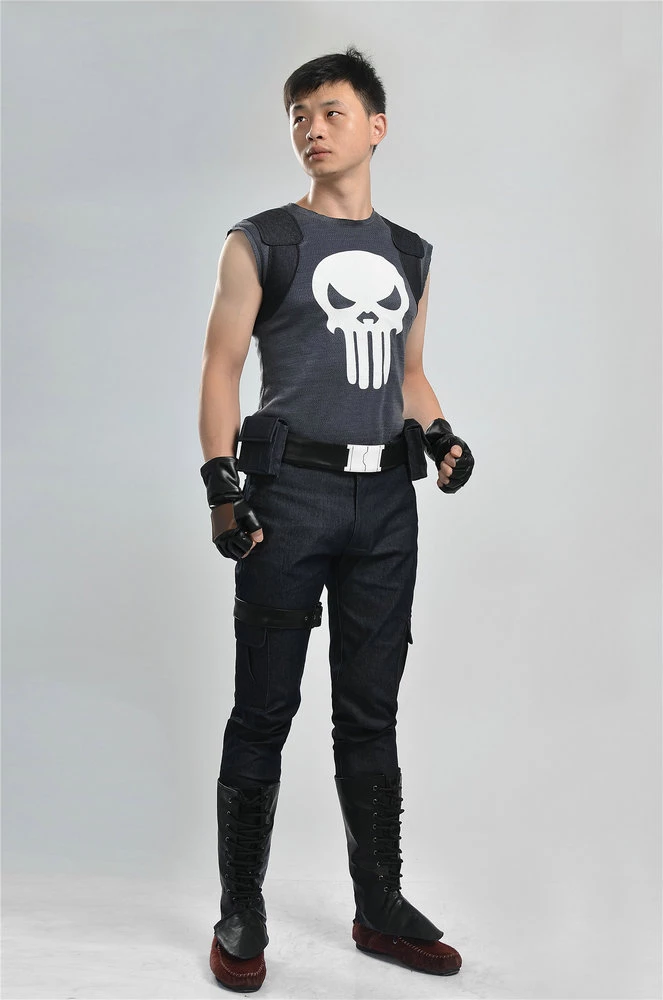 The Punisher Frank Castle Cosplay Costume 3 The Punisher Frank Castle Cosplay Costume