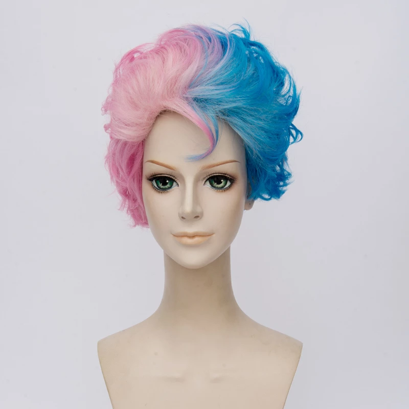 30cm Suicide Squad Harley Quinn Male Version Cosplay Wig 3 30cm Suicide Squad Harley Quinn Male Version Cosplay Wig