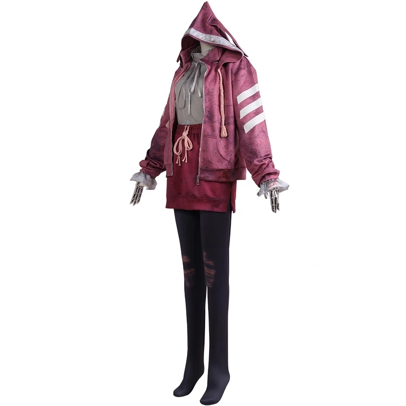 Dead By Daylight Feng Min Pink Suit Cosplay Costume 6 Dead By Daylight Feng Min Pink Suit Cosplay Costume - Image 4