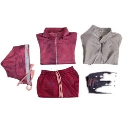 Dead By Daylight Feng Min Pink Suit Cosplay Costume 13 Dead By Daylight Feng Min Pink Suit Cosplay Costume -Game Costumes Shop COS 031 05 51