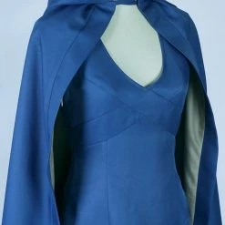 Game Of Thrones Daenerys Targaryen Khaleesi Cosplay Costume With Cape -Game Costumes Shop COS 031 07