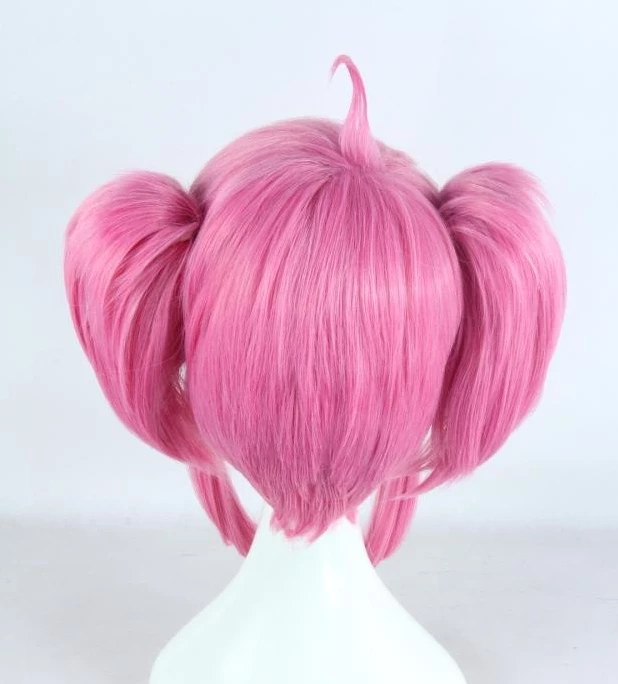 Rosy 40cm League Of Legends LOL Star Guardian Lux Cosplay Wig 5 Rosy 40cm League Of Legends LOL Star Guardian Lux Cosplay Wig - Image 3