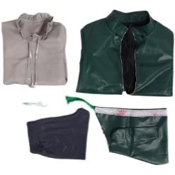 Dead By Daylight Feng Min Green Suit Cosplay Costume -Game Costumes Shop COS 032 05 47
