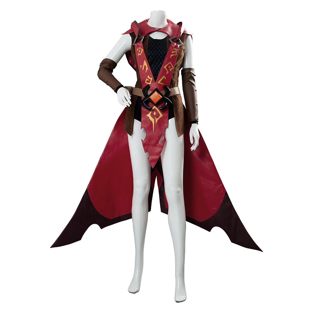 Overwatch Warlock Ashe Cosplay Costume 4 Overwatch Warlock Ashe Cosplay Costume - Image 2
