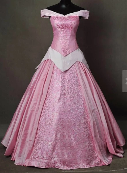Sleeping Beauty Princess Aurora Dress Cosplay Costume - Version 3 3 Sleeping Beauty Princess Aurora Dress Cosplay Costume - Version 3