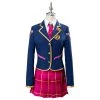 Overwatch D.VA Hana Song School Uniform Cosplay Costume