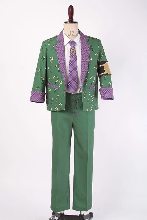 Batman: Arkham City The Riddler Edward Nigma Cosplay Costume 3 Batman: Arkham City The Riddler Edward Nigma Cosplay Costume