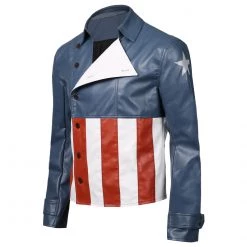 Marvel's Avengers Steve Rogers Captain America Coat Cosplay Costume 8 Marvel's Avengers Steve Rogers Captain America Coat Cosplay Costume -Game Costumes Shop COS 039 02 109