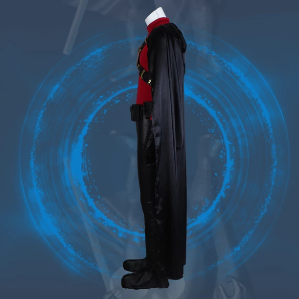 Batman: Arkham City Red Robin Cosplay Costume 5 Batman: Arkham City Red Robin Cosplay Costume - Image 3