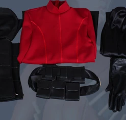 Batman: Arkham City Red Robin Cosplay Costume 17 Batman: Arkham City Red Robin Cosplay Costume -Game Costumes Shop COS 040 07 4