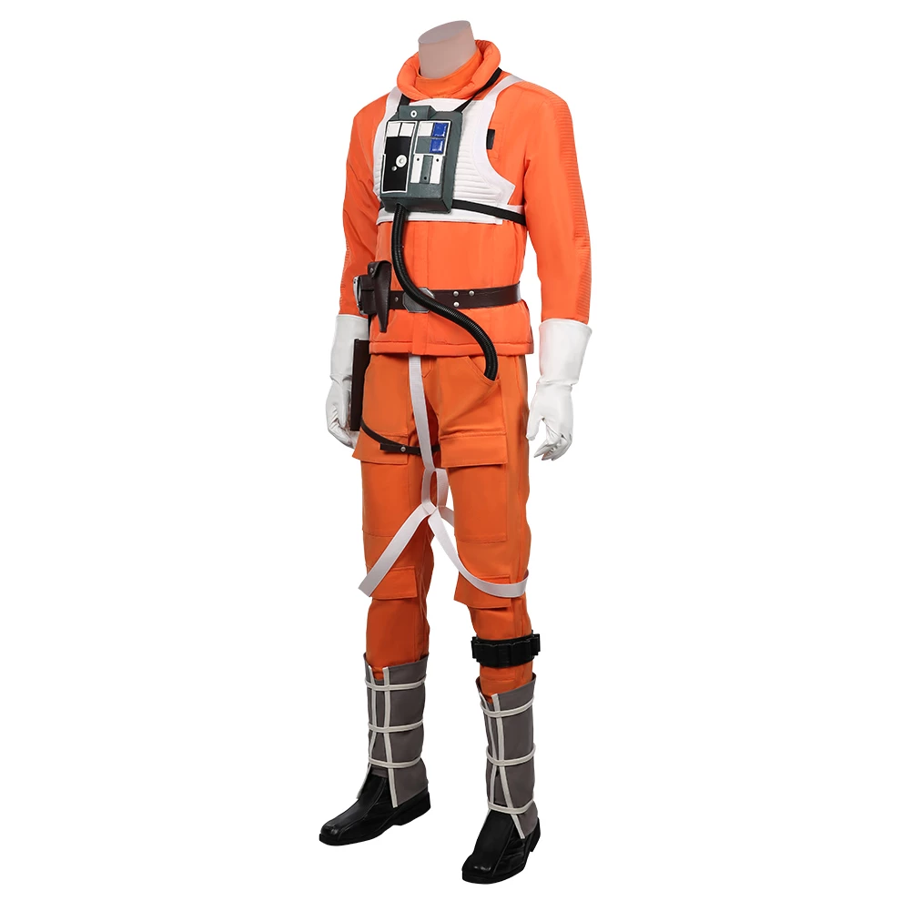 Star Wars Luke Skywalker Pilot Cosplay Costume 5 Star Wars Luke Skywalker Pilot Cosplay Costume - Image 3