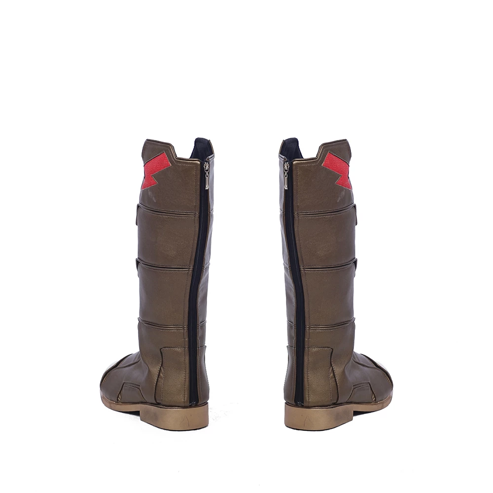 Shazam! Billy Batson Captain Marvel Cosplay Boots 5 Shazam! Billy Batson Captain Marvel Cosplay Boots - Image 3