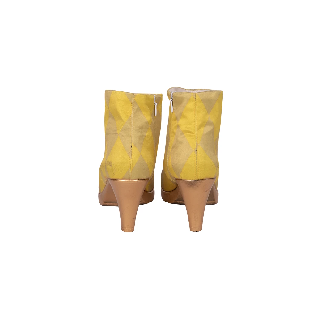 2020 Movie Birds Of Prey Harley Quinn Yellow Suit Cosplay Shoes 6 2020 Movie Birds Of Prey Harley Quinn Yellow Suit Cosplay Shoes - Image 4