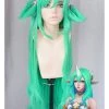 Green 120cm League Of Legends Star Guardian Soraka Cosplay Wig -Game Costumes Shop COS 046 01 24