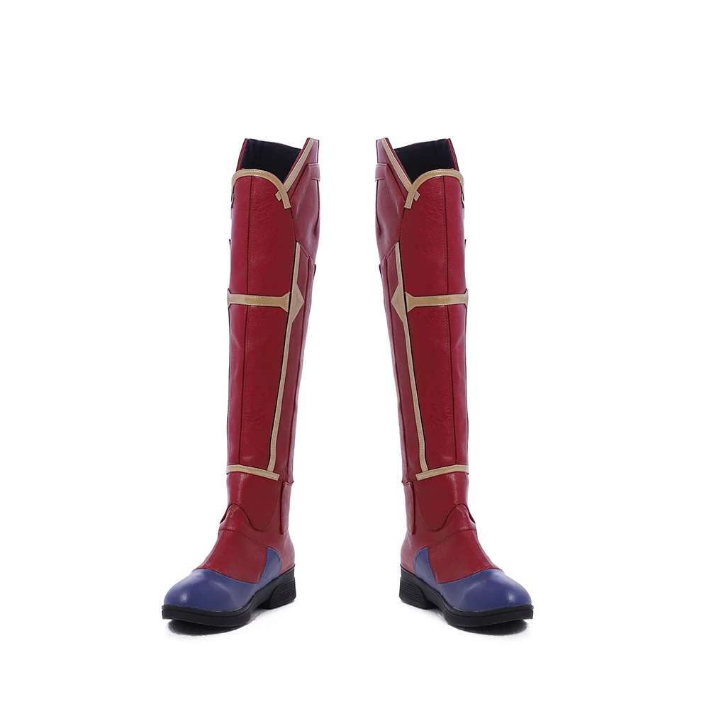 2019 Movie Captain Marvel Carol Danvers Cosplay Boots 3 2019 Movie Captain Marvel Carol Danvers Cosplay Boots