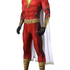 Shazam! Fury Of The Gods Shazam Jumpsuit Cosplay Costume -Game Costumes Shop COS 046 02 121