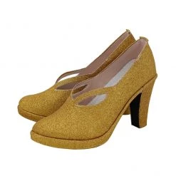 League Of Legends LOL The Night Hunter Shauna Vayne Gold Cosplay Shoes -Game Costumes Shop COS 046 02 49