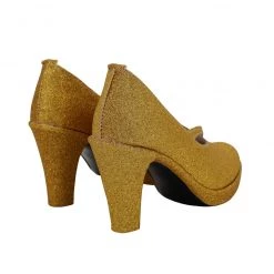 League Of Legends LOL The Night Hunter Shauna Vayne Gold Cosplay Shoes -Game Costumes Shop COS 046 03 38