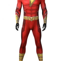 Shazam! Fury Of The Gods Shazam Jumpsuit Cosplay Costume -Game Costumes Shop COS 046 07 7