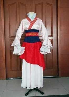 Disney Mulan Suit Cosplay Costume 3 Disney Mulan Suit Cosplay Costume