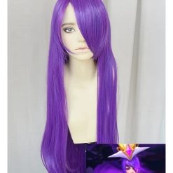Purple 100cm League Of Legends Star Guardian Syndra Cosplay Wig