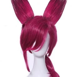 Red 70cm League Of Legends LOL The Rebel Xayah Cosplay Wig