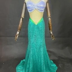 Disney The Little Mermaid Ariel Fansy Suit Cosplay Costume
