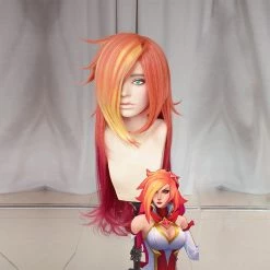 80cm League Of Legends Star Guardian Miss Fortune Cosplay Wig