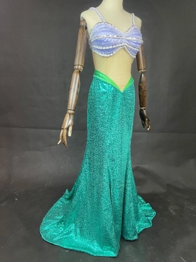 Disney The Little Mermaid Ariel Fansy Suit Cosplay Costume 6 Disney The Little Mermaid Ariel Fansy Suit Cosplay Costume - Image 4