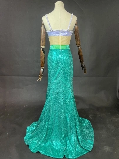 Disney The Little Mermaid Ariel Fansy Suit Cosplay Costume 7 Disney The Little Mermaid Ariel Fansy Suit Cosplay Costume - Image 5