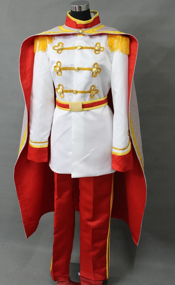 Cinderella Prince Charming Cosplay Costume - White Edition 3 Cinderella Prince Charming Cosplay Costume - White Edition
