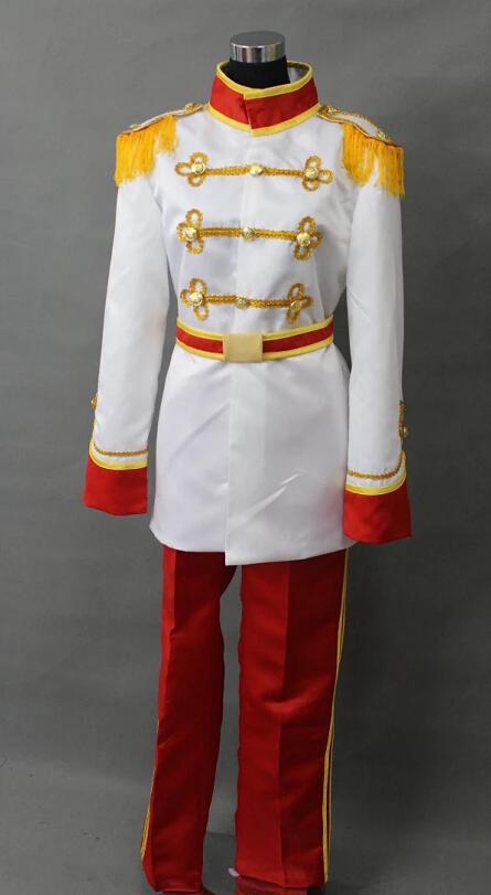 Cinderella Prince Charming Cosplay Costume - White Edition 6 Cinderella Prince Charming Cosplay Costume - White Edition - Image 4