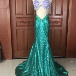 Disney The Little Mermaid Ariel Fansy Party Suit Cosplay Costume -Game Costumes Shop COS 050 02 82