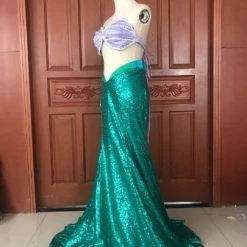 Disney The Little Mermaid Ariel Fansy Party Suit Cosplay Costume -Game Costumes Shop COS 050 03 57
