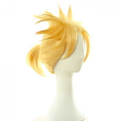 Yellow 30cm League Of Legends Battle Academia Ezreal Cosplay Wig -Game Costumes Shop COS 051 02 31