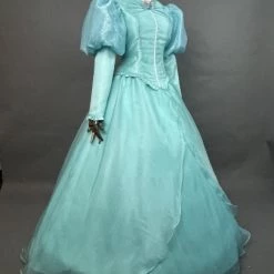 Disney The Little Mermaid Princess Ariel Green Suit Cosplay Costume -Game Costumes Shop COS 051 04 18