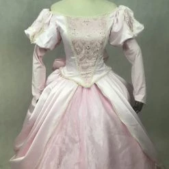 Disney The Little Mermaid Princess Ariel Pink Dress Cosplay Costume -Game Costumes Shop COS 052 02 73
