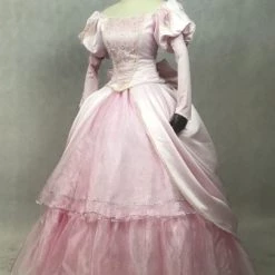 Disney The Little Mermaid Princess Ariel Pink Dress Cosplay Costume -Game Costumes Shop COS 052 05 3