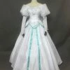 Disney The Little Mermaid Princess Ariel White Dress Cosplay Costume -Game Costumes Shop COS 053 01 114