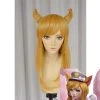 Yellow 50cm League Of Legends Ahri Cosplay Wig -Game Costumes Shop COS 053 01 14