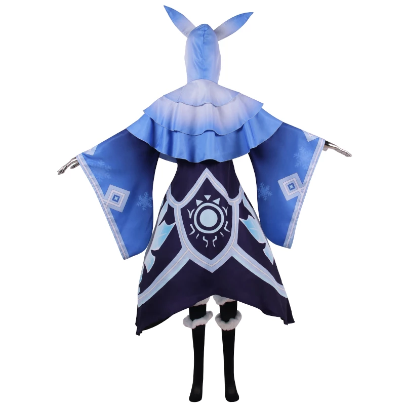 Genshin Impact Cryo Abyss Mages Cosplay Costume 6 Genshin Impact Cryo Abyss Mages Cosplay Costume - Image 4