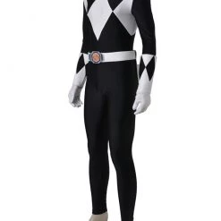 Power Rangers Zack/Black Ranger Cosplay Costume -Game Costumes Shop COS 056 04 2