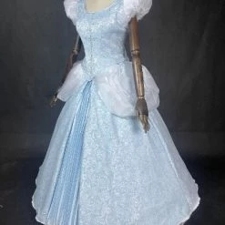 Disney Cinderella Princess Dress Blue Cosplay Costume -Game Costumes Shop COS 057 03 37