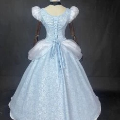Disney Cinderella Princess Dress Blue Cosplay Costume -Game Costumes Shop COS 057 04 10
