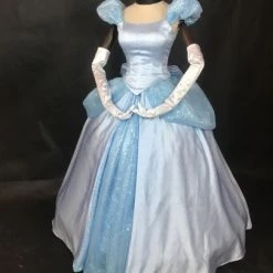 Disney Cinderella Princess Dress Bandage Cosplay Costume