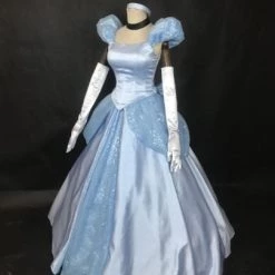 Disney Cinderella Princess Dress Bandage Cosplay Costume -Game Costumes Shop COS 058 03 38