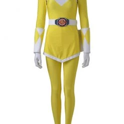 Power Rangers Trini/Yellow Ranger Cosplay Costume
