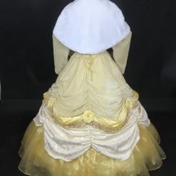 Disney Beauty And The Beast Princess Belle Cosplay Costume With Cape -Game Costumes Shop COS 060 04 7