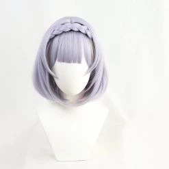 Purple 30cm Genshin Impact Noelle Cosplay Wig