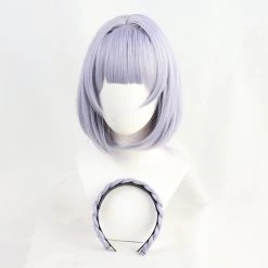 Purple 30cm Genshin Impact Noelle Cosplay Wig -Game Costumes Shop COS 061 02 33
